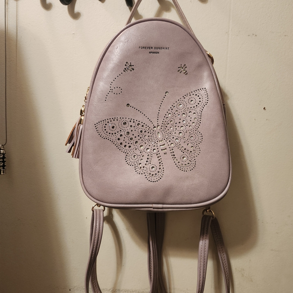 Purple Butterfly Backpack